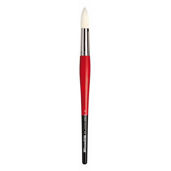 da Vinci Hog Bristle Series 5723 Maestro 2 Artist Paint Brush, Round with Red Handle, Size 20