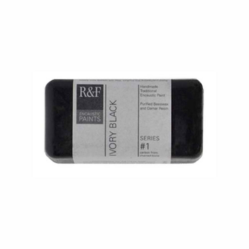 R&F Encaustic 40ml Paint, Ivory Black