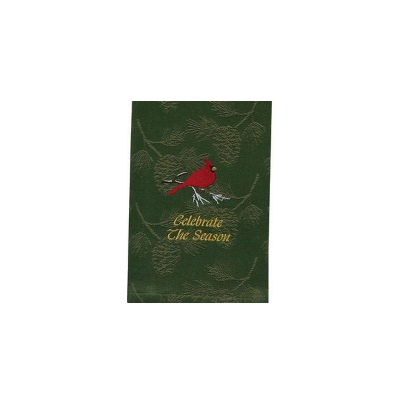 Celebrate The Season Embroidered Dish Towel