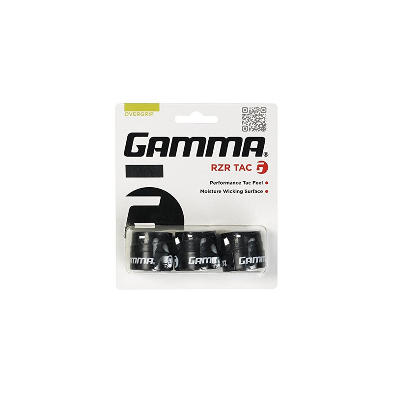 Gamma Sports RZR Tac Overgrip, Black