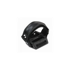 Fyxation Gates Pedal Strap Kit with Black Pedal and Black Straps
