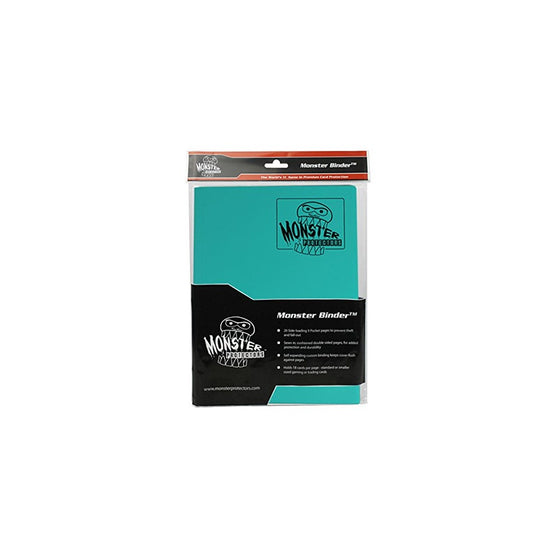 Monster Binder - 9 Pocket Matte Teal Album - Holds 360 Yugioh, Magic, and Pokemon Cards