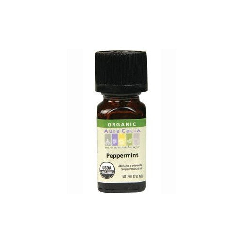 Aura Cacia Peppermint Essential Oil (1x0.25Oz)