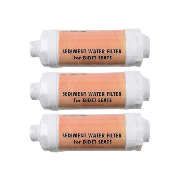 Clean Sense Spa-SF-3 Bidet Seat Sediment Water Filters, 3-Pack