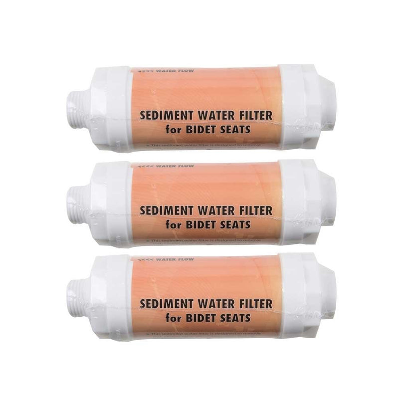 Clean Sense Spa-SF-3 Bidet Seat Sediment Water Filters, 3-Pack