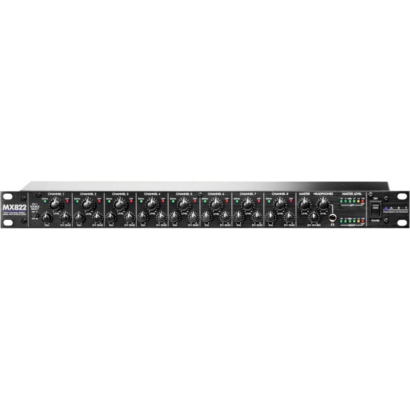 ART MX822 8-Channel Stereo Mixer