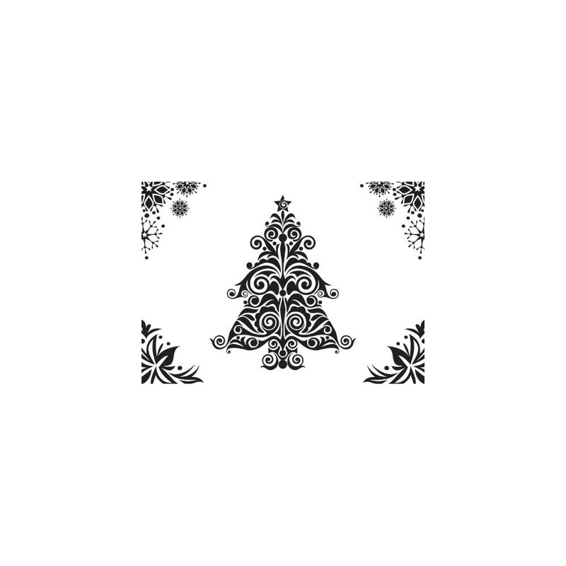CGull 12-0005 Embossing Christmas Tree Folder, 5 by 7-Inch