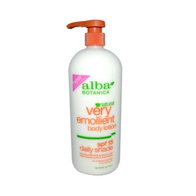 Alba Botanica - Alba Botanica Very Emollient Natural Body Lotion SPF 15 - 32 fl oz