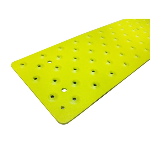 Handi-Treads Non Slip Aluminum Stair Tread,Powder Coated Safety Yellow, 3.75" x 30" with Color Matching Wood Screws, Each