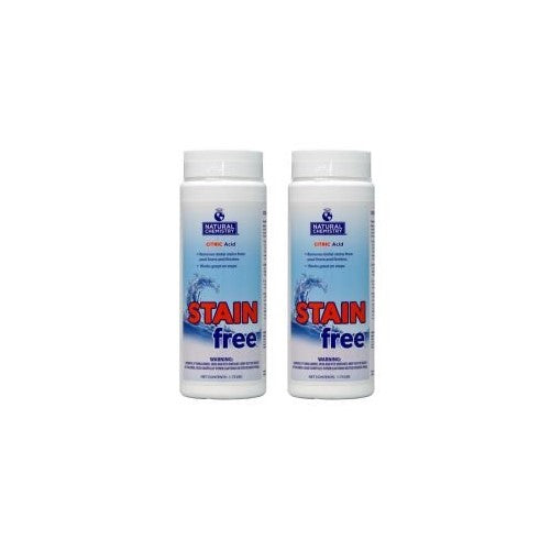 4 Natural Chemistry 07400 Swimming Pool Spa STAINfree Remover - 1.75 lbs Each