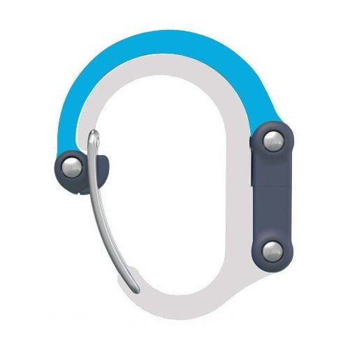 Qliplet by Lulabop Carabiner Hanger with Rotating Folding Hook - Strong Clip for Camping, Travel; Adventure Tool; Sports Accessory; Organizing Gadget; Baby Gear