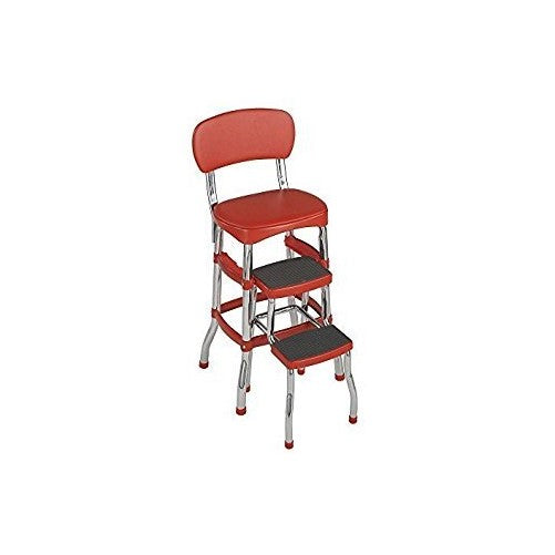Cosco 2-step Stool | 3 Ft. Aluminum 225 Lb. Load Capacity Retro Chair by Cosco