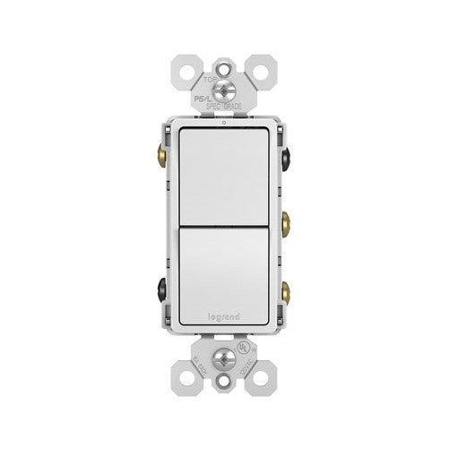 Legrand - PASS & SEYMOUR RCD33WCC6 15A White 3Way Single Pole Switch