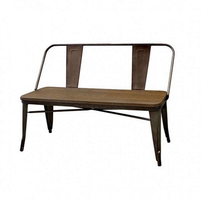 Bench, natural elm Brown