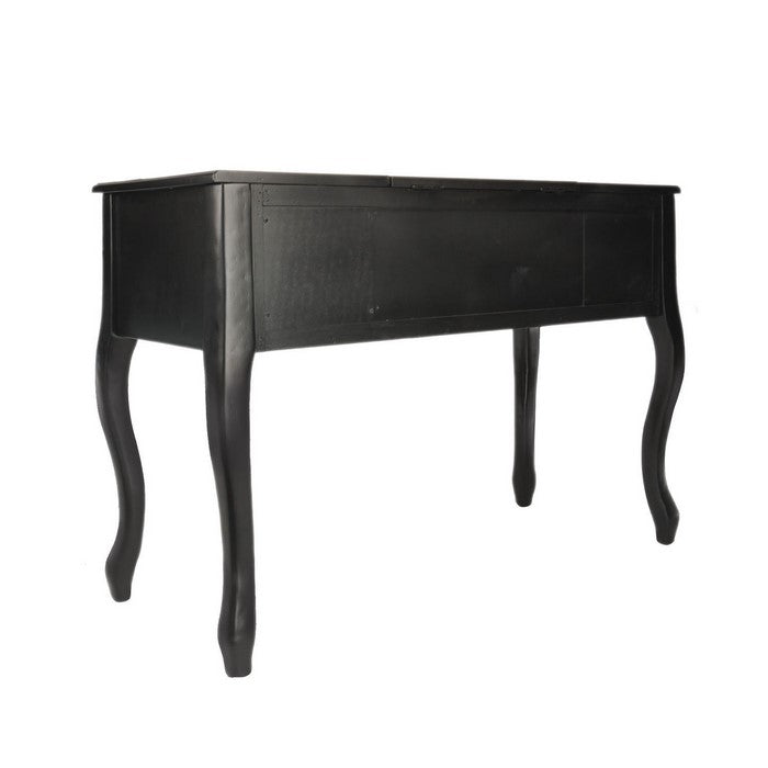Cherub Vanity Set Featuring Stool And Mirror Black