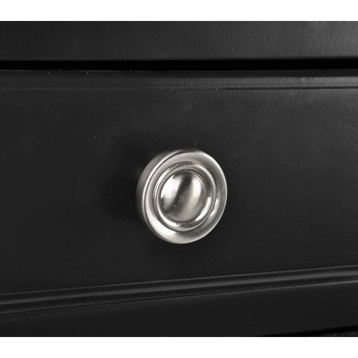 Cherub Vanity Set Featuring Stool And Mirror Black