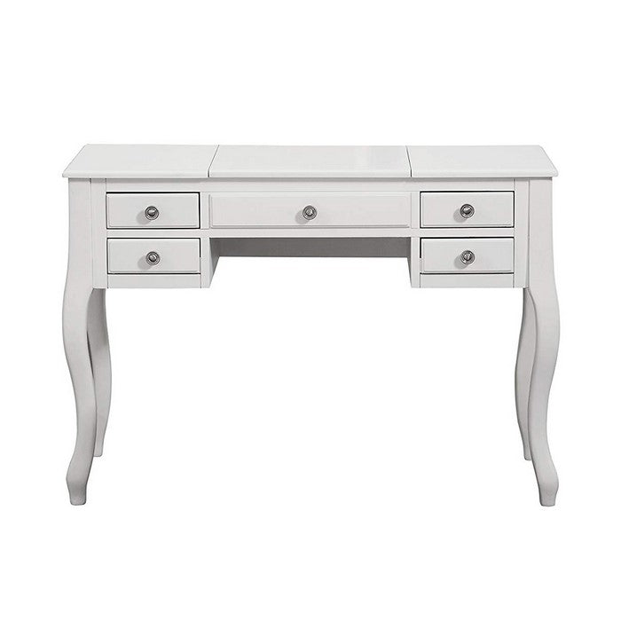 Cherub Vanity Set Featuring Stool And Mirror White