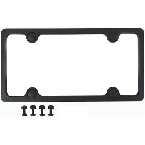 Custom Accessories 92502 Sport License Plate Frame with Fasteners