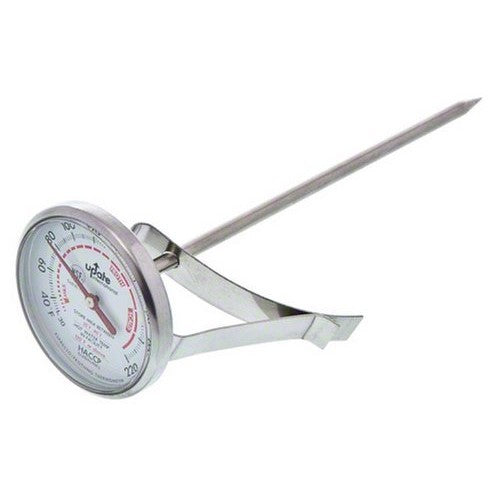 Update International (THFR-17) 5 1/2"-Long Dial Frothing Thermometer