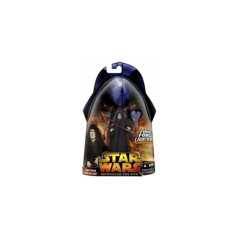 Star Wars Episode III 3 Revenge of the Sith EMPEROR PALPATINE Firing Force Lightning Figure #12