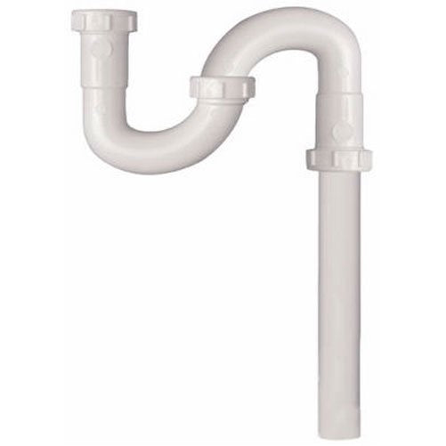 Keeney 700WK 1-1/4-Inch or 1-1/2-Inch by 20 1/2-Inch S-Trap, White
