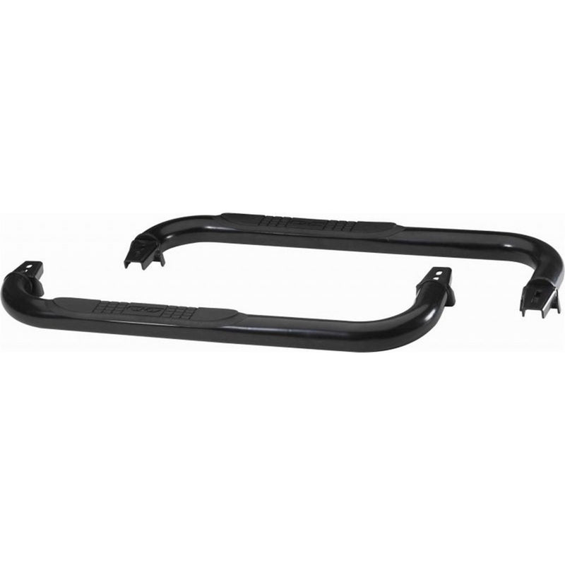 Rampage Products 8625 Black Step Bars for 1987-2006 Jeep Wranglers (YJ & TJ)