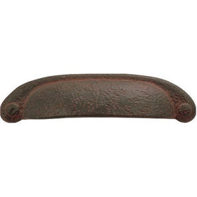 Hickory Hardware P3004-RI 3-Inch Refined Rustic Pull, Rustic Iron