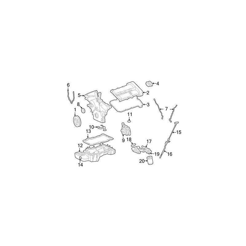 Genuine Ford 6F9Z-6584-BA Valve Cover Gasket