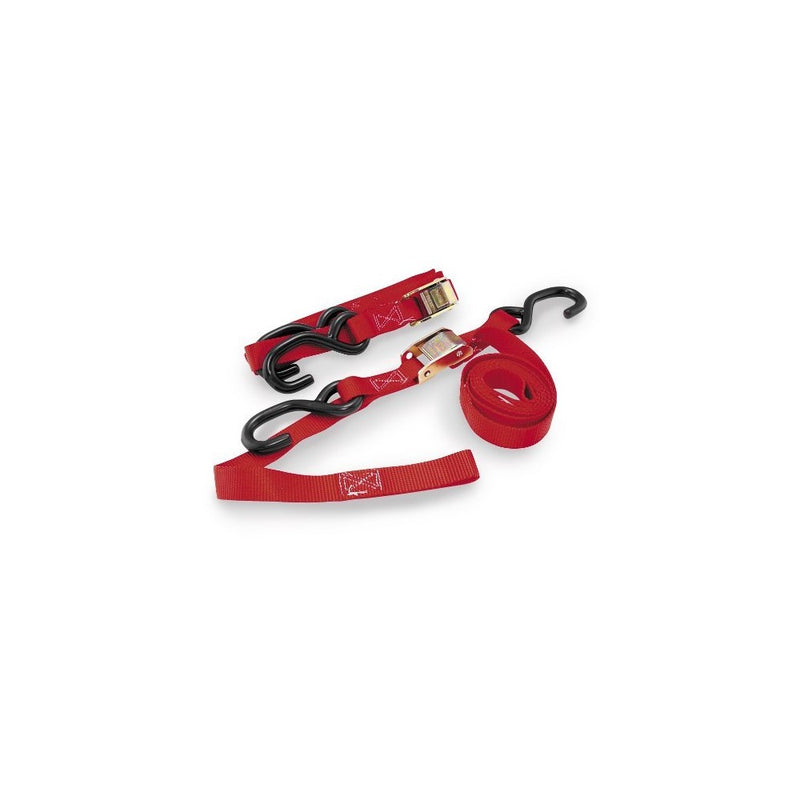 BikeMaster Tiedowns With Integrated Soft Hooks (RED)