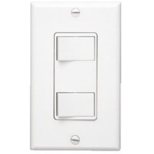 NuTone 68W Multi-Function Wall Control for Ventilation Fans, White