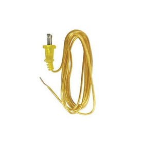 Cord Lamp 18-2/Spt-1 8ft Gold