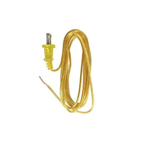 Cord Lamp 18-2/Spt-1 8ft Gold