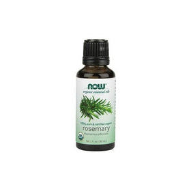 NOW Foods Rosemary Oil Certified Organic 1 fl oz (30 ml) Liquid