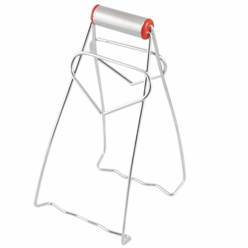Uxcell a11121700ux0180 Stainless Steel Foldable Dish Plate Clip Tong for Cook Chef