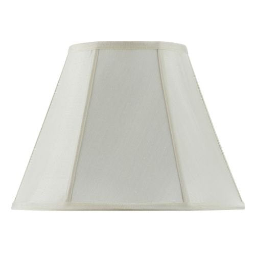 Cal Lighting SH-8106/18-EG Vertical Piped Basic Empire Shade with 18-Inch Bottom, Egg Shell