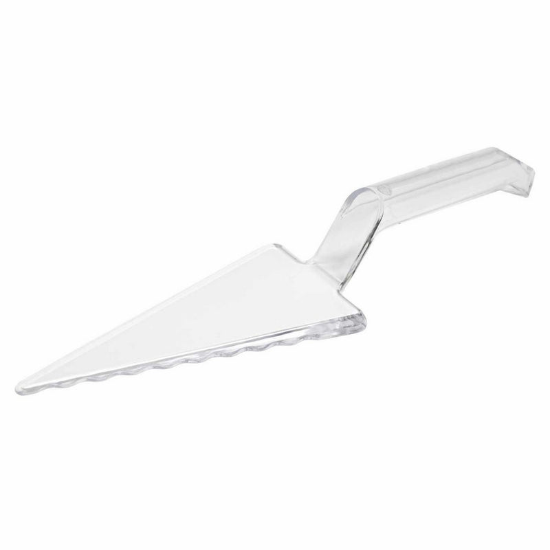Party Essentials Heavy Duty Hard Plastic Cake/Pie Server, Clear