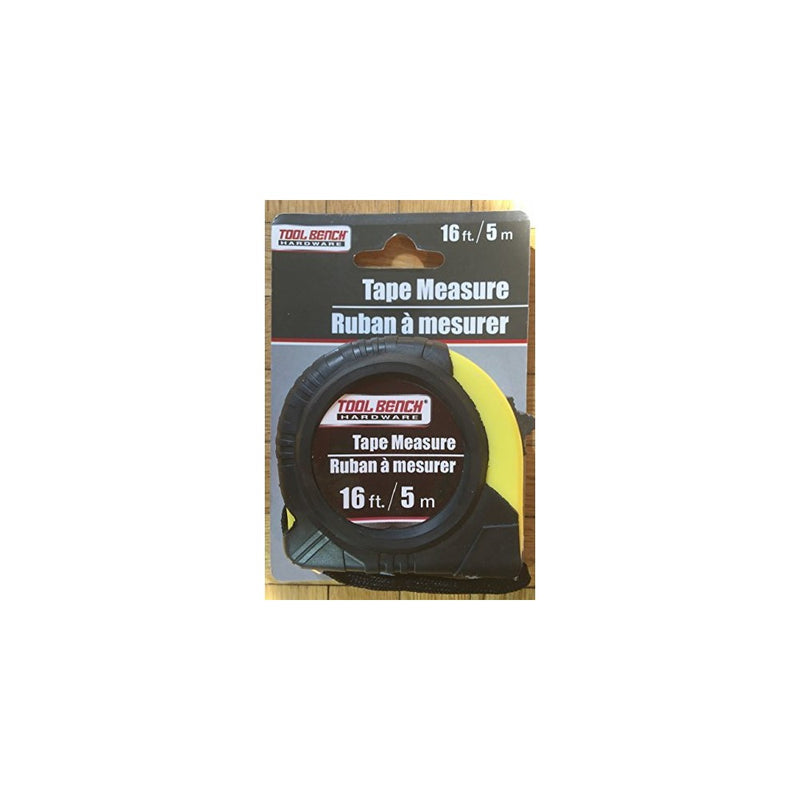 Tool Bench Hardware Tape Measure - 16 feet