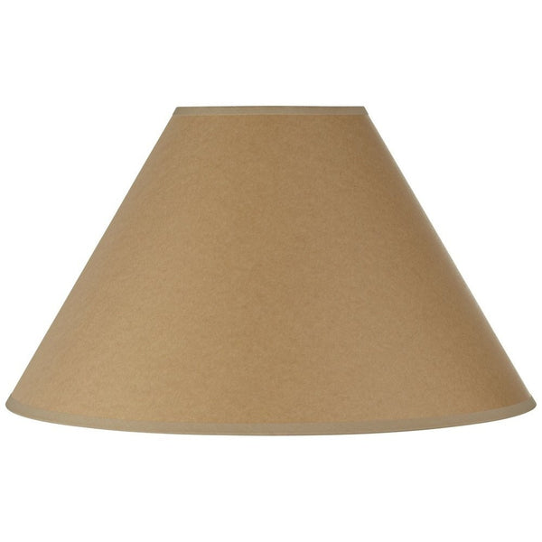 Cal Lighting SH-8109-17-KF 11 in. Vertical Basic Coolie Linen Hardback Shade, Kraft