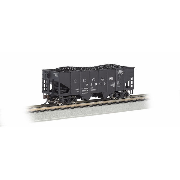 Bachmann Industries HO Scale NYC Big Four 55 Ton 2-Bay USRA Outside Braced Hopper