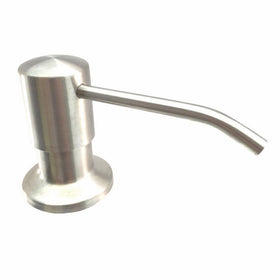 Ultimate Kitchen - Stainless Steel Sink Soap Dispenser (Satin/Brushed Stainless Finish) - 17 OZ Bottle - 3.15 Inch Threaded Tube for Granite Installs- 5-Year Replacement Warranty - Your Best Choice!