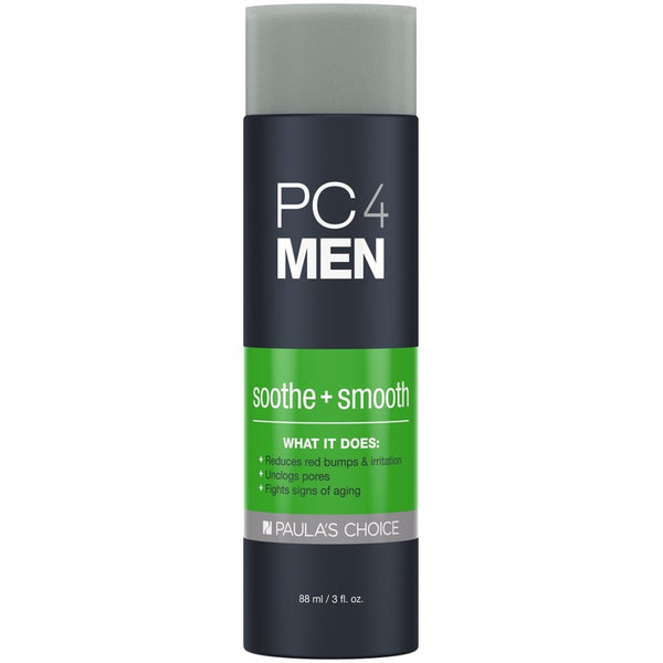 Paula's Choice PC4MEN Soothe Smooth Aftershave Treatment and Exfoliant for Men with Salicylic Acid Aftershave for Normal Dry, Oily or Combination Skin of the Face and Neck3 oz