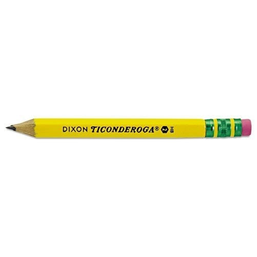 Ticonderoga DIX13472 Golf Pencil, Yellow (72 Count)