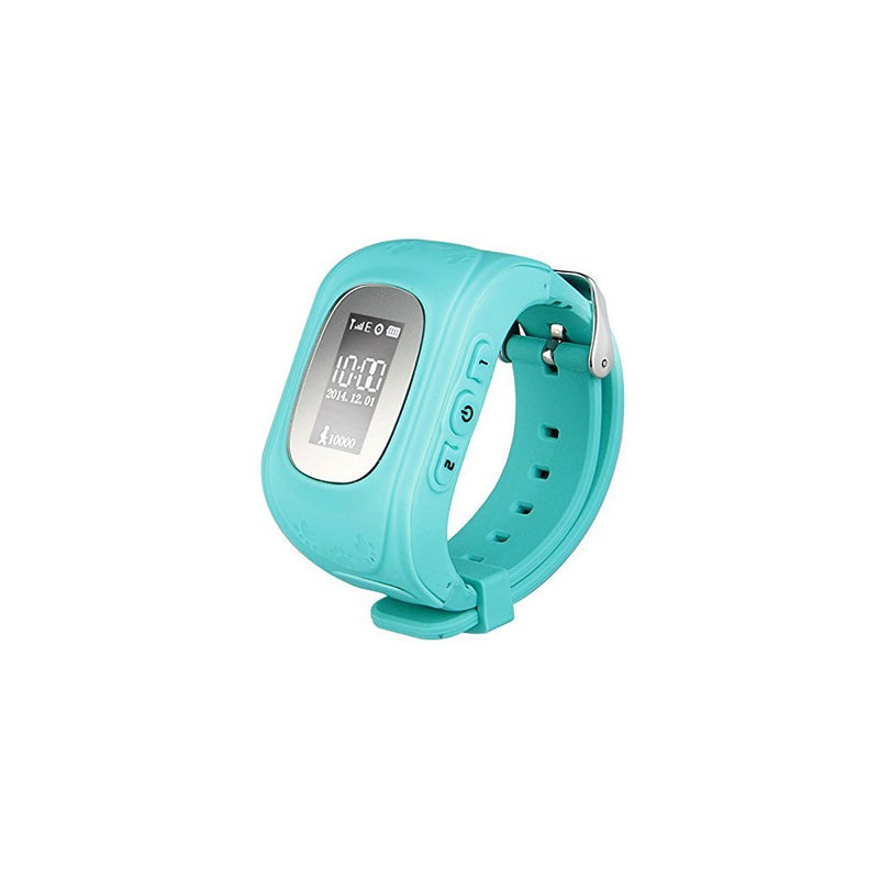 ANDROSET Kids GPS Tracker SIM Card Operated Watch for Children-2 Way Talk (BLUE/ORANGE)