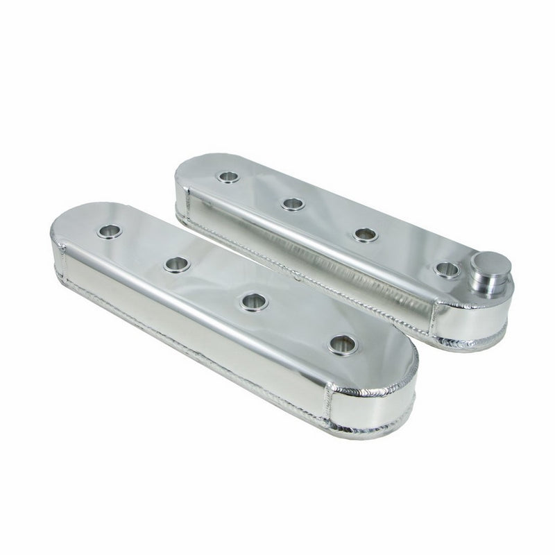 Top Street Performance JM8081-5P LS1 Fabricated Polished Aluminum Valve Cover