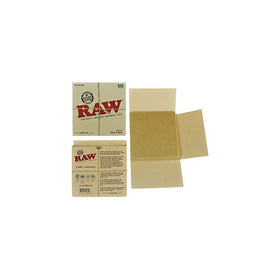 RAW Unrefined Parchment Paper Squares 5" x 5" 100 Sheet Pack