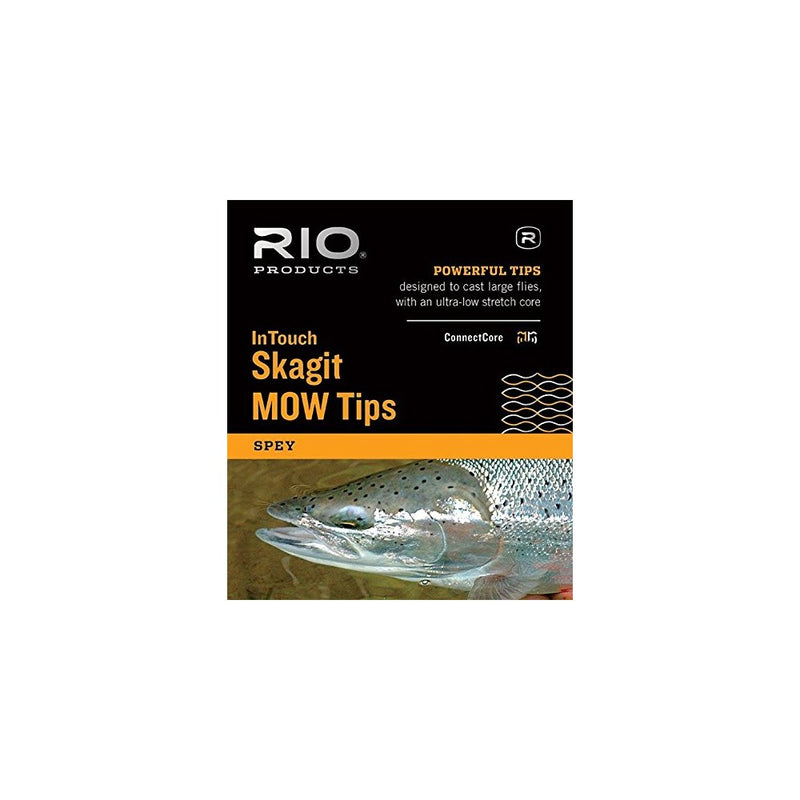 Rio Brands RIO Fly Fishing InTouch Skagit MOW, Medium Tip, 2.5' T-11/7.5' Float Fishing Line, Black/Green