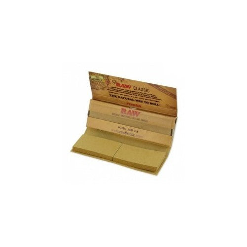 Raw Classic Connoisseur 1.25 1 1/4 Rolling Paper With Tips 1 Pack