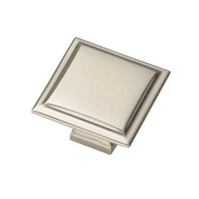 Belwith P3271-Sn 1-1/2" Knob Square Satin Nickel