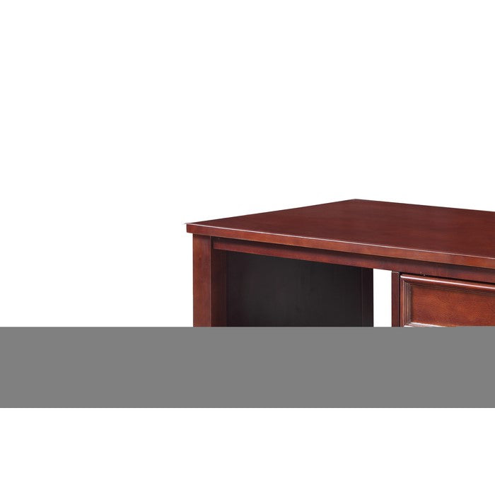 Wooden Coffee Table with Spacious Shelves and Drawer, Brown