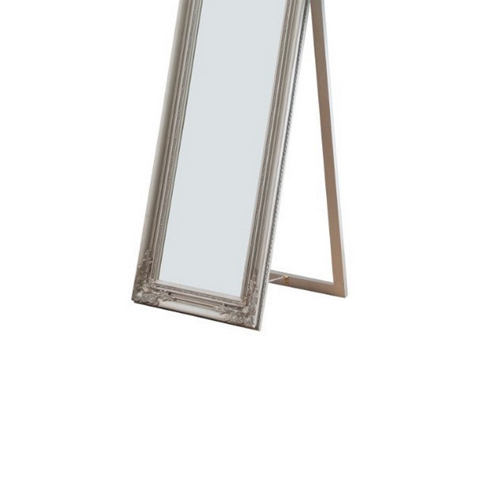Standing Mirror, Silver